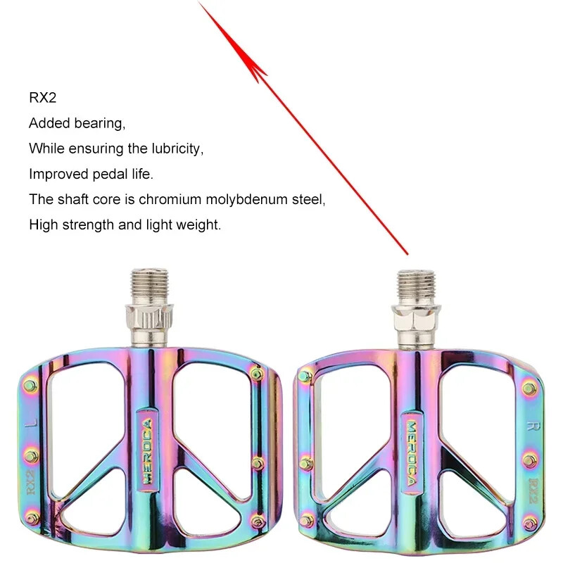 Mountain Bike Non-slip Pedal Folding Bicycle DU Sealed Bearing Clipless Pedals