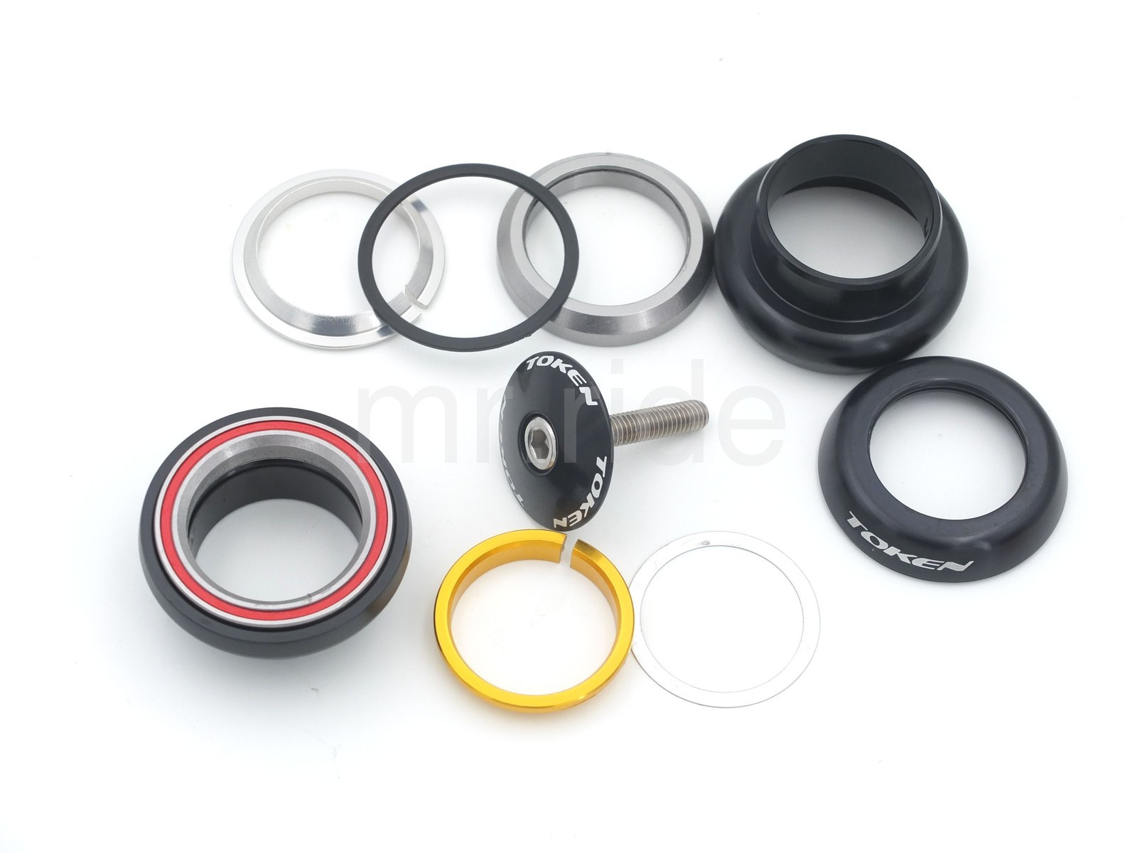 Head set TOKEN «Heggset» TK 060 for 1 1/8″ integrated + threadless Red