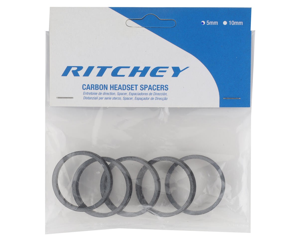 Ritchey WCS Carbon Headset Spacers (Black) (1-1/8″)