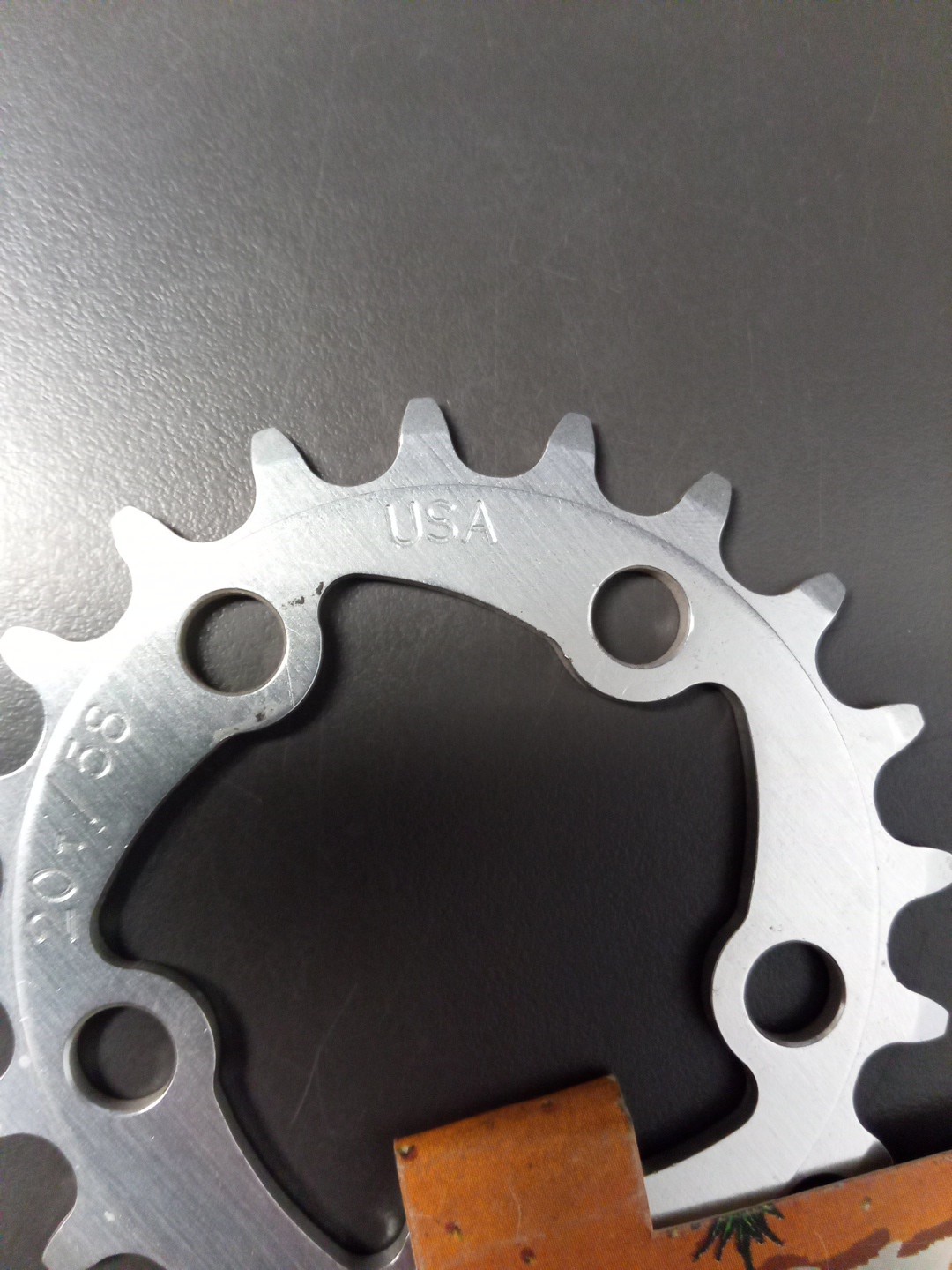 Rockwerks Mountain Bike Components Alloy Chainring 58mm 20T Silver – NOS