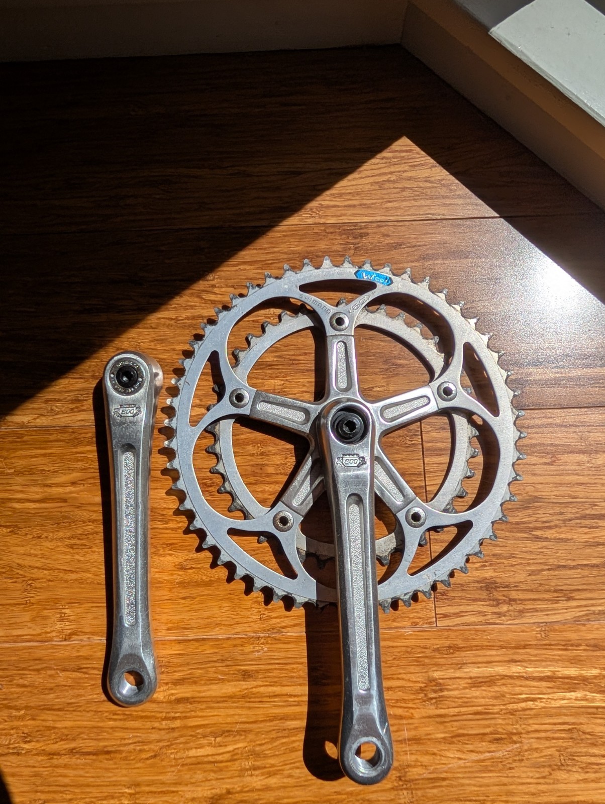 Shimano 600 Arabesque Crankset 50T/42T Double 170mm Crank Arm