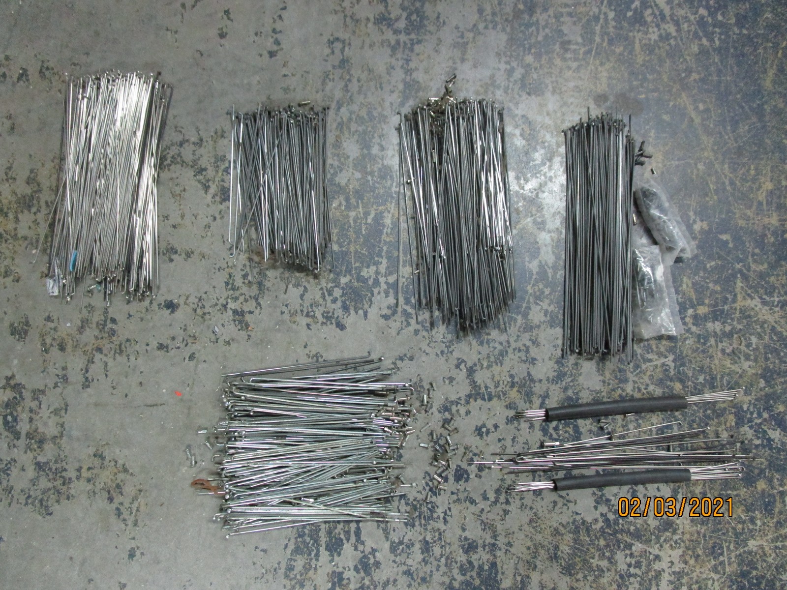 Lot New Bicycle Spokes Various Sizes