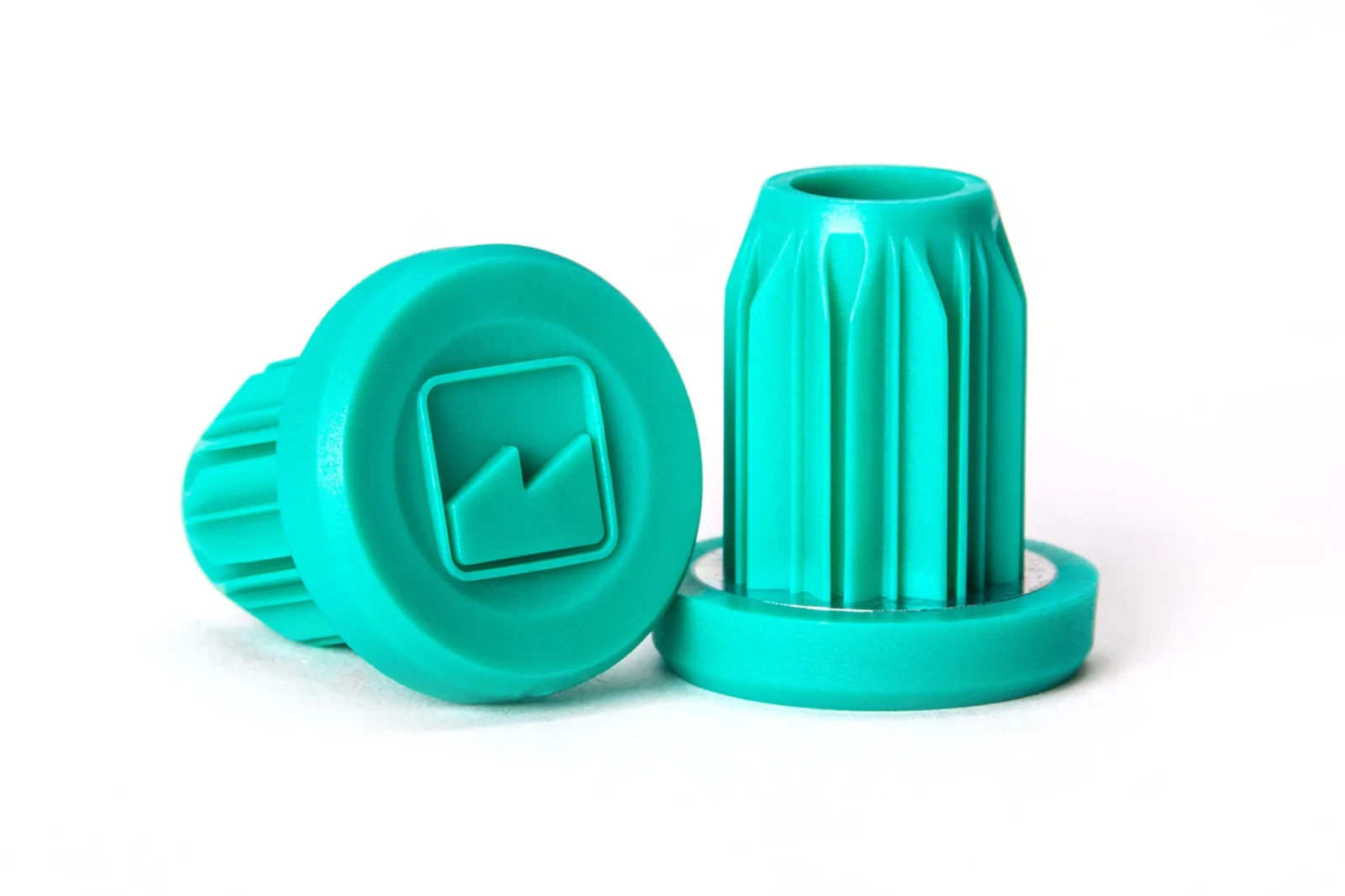 MERRITT Nylon Push In Style BMX Handlebar Ends – Bar Ends – PAIR -TEAL/AQUAFRESH