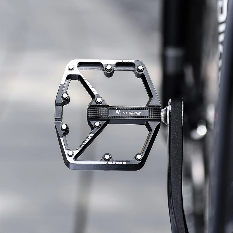 Sealed DU Bearing Nonslip Alloy Bicycle Pedals for Mountain & Road Bikes