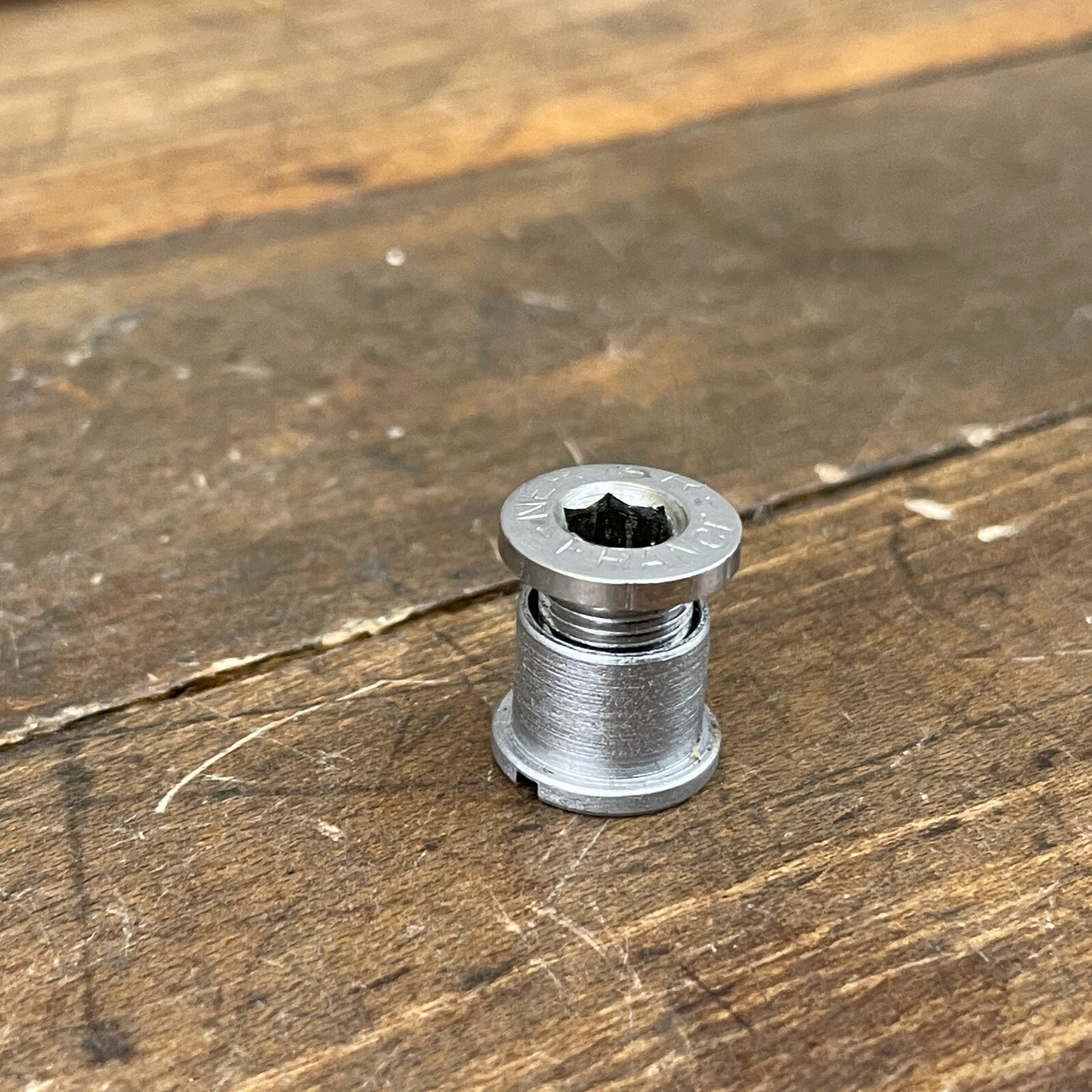 Vintage Nervar Chainring Bolt Nut Crank France Double Chainring Eroica Chrome