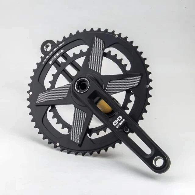 165MM 170mm Hollow Tech Crank Ultralight Gravel Road Bike Crankset