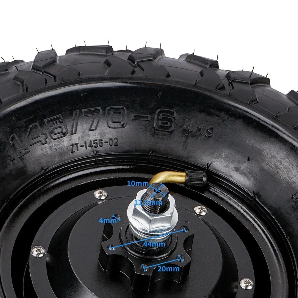 14.5 Inch 24V/36V/48V 350W/500W 40 N.M, Off Road Tires Gear Hub Motor