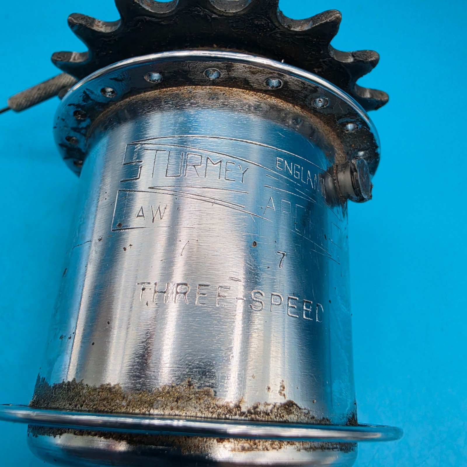 Sturmey Archer AW 3 Speed HUB Schwinn 40h Bicycle Vintage g6