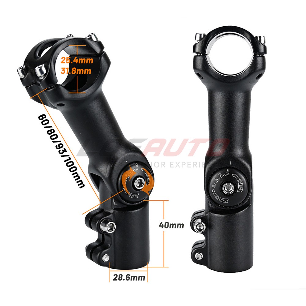 25.4/31.8mm Adjustable Stem Riser For MTB Mountain Road Bike Bicycle Handlebar