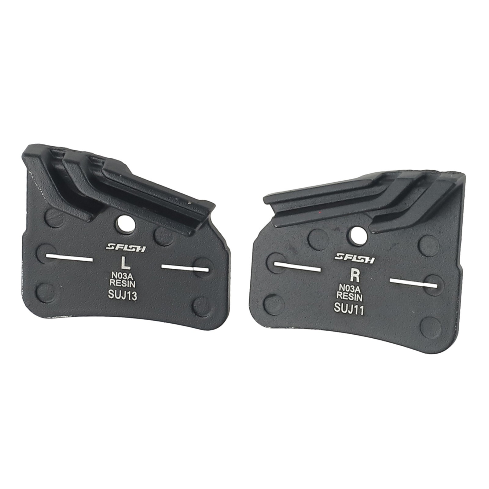 Disc Brake Pad 4-piston Friction Aluminum Resin Silent Wear Resistance