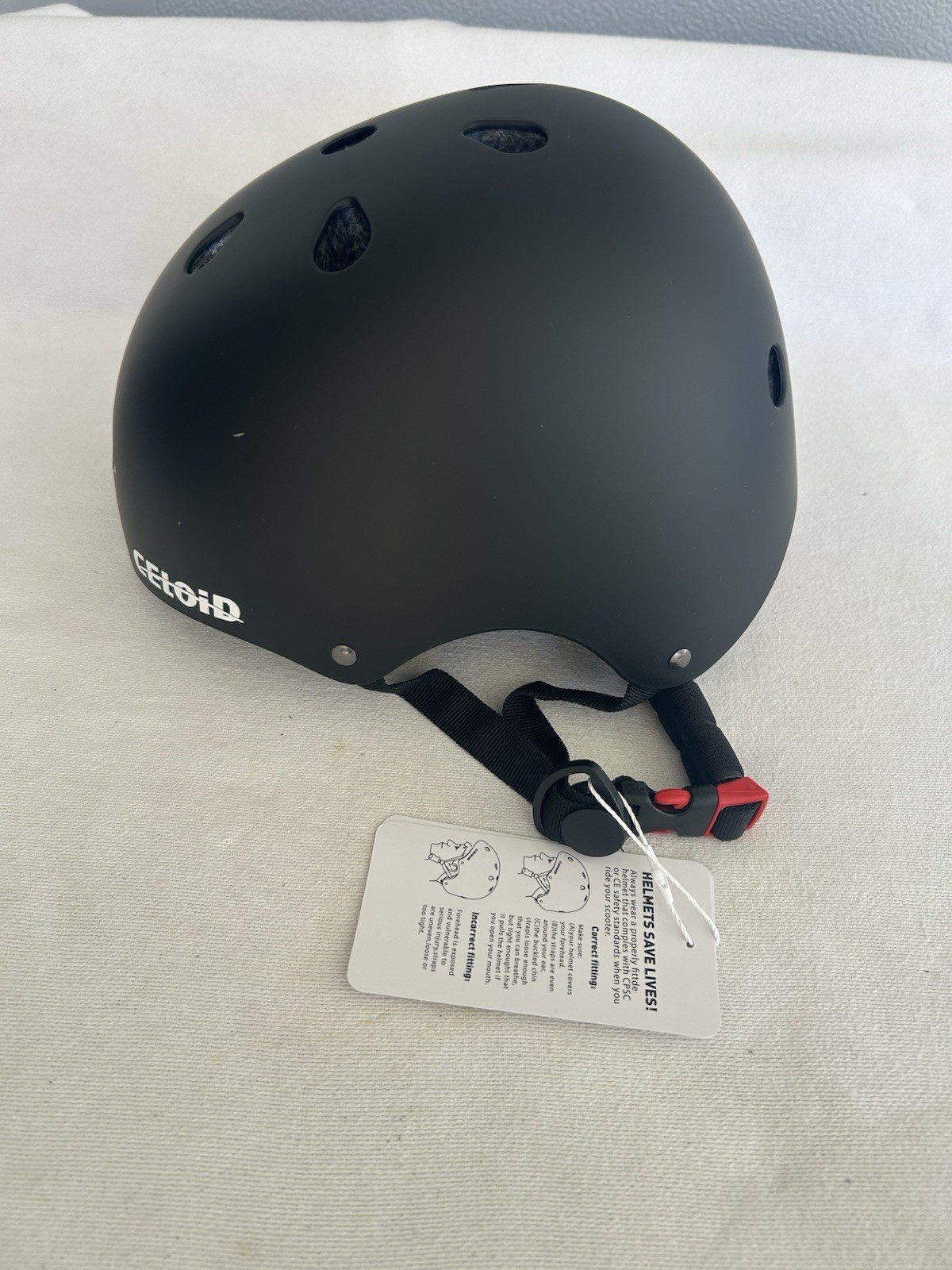 Protective Gear Head Protection Adjustable Black Adult Medium