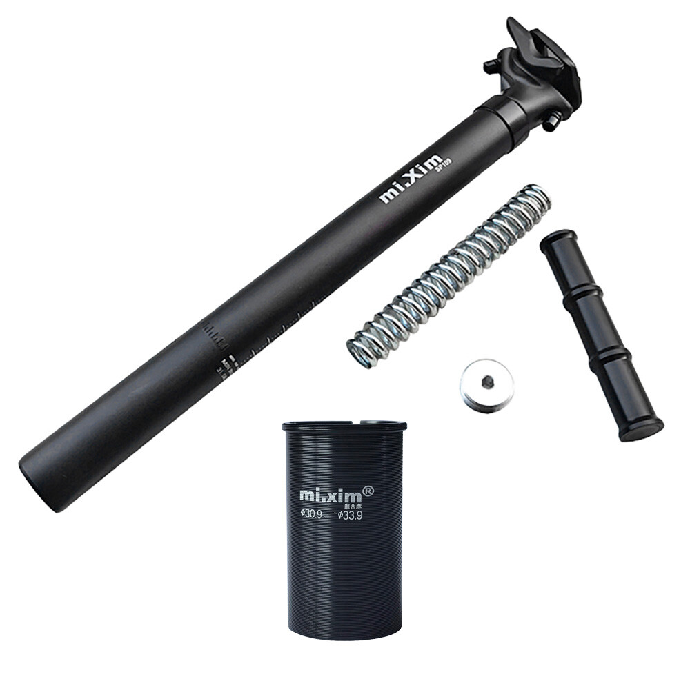 mi.Xim shock-absorbing seat tube double nail seat post 27.2/30.9/31.6/33.9*400mm