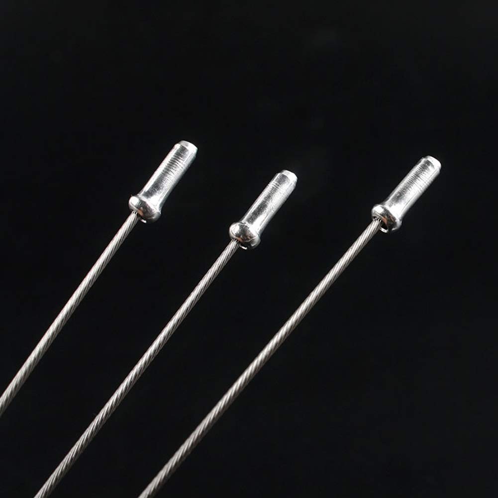 100 Pcs Bicycle Cable End Caps Alloy Wire Crimps Tips For Brake Derailleur