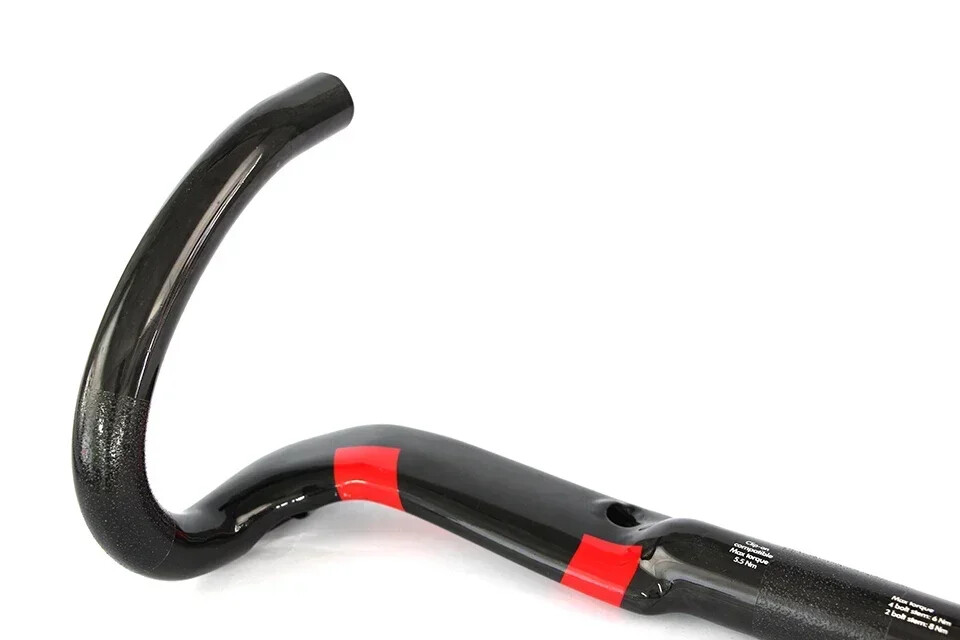 Full Carbon Road Bike Handlebar Aero Drop Bar UD Gloss 31.8*380/400/420/440mm
