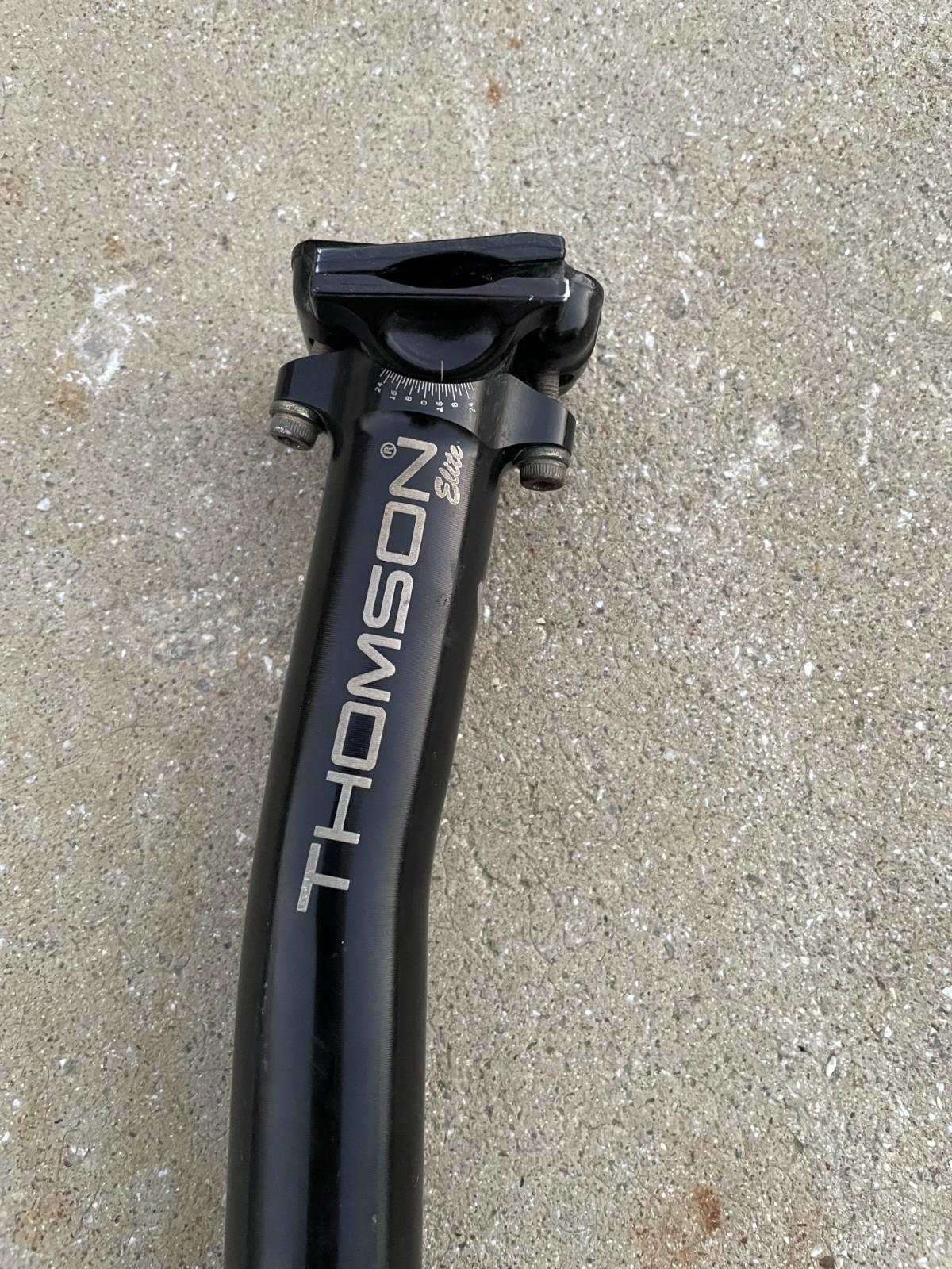 Thomson Elite Setback Bicycle Seat Post 30.9mm x 367mm SP-E128-SB