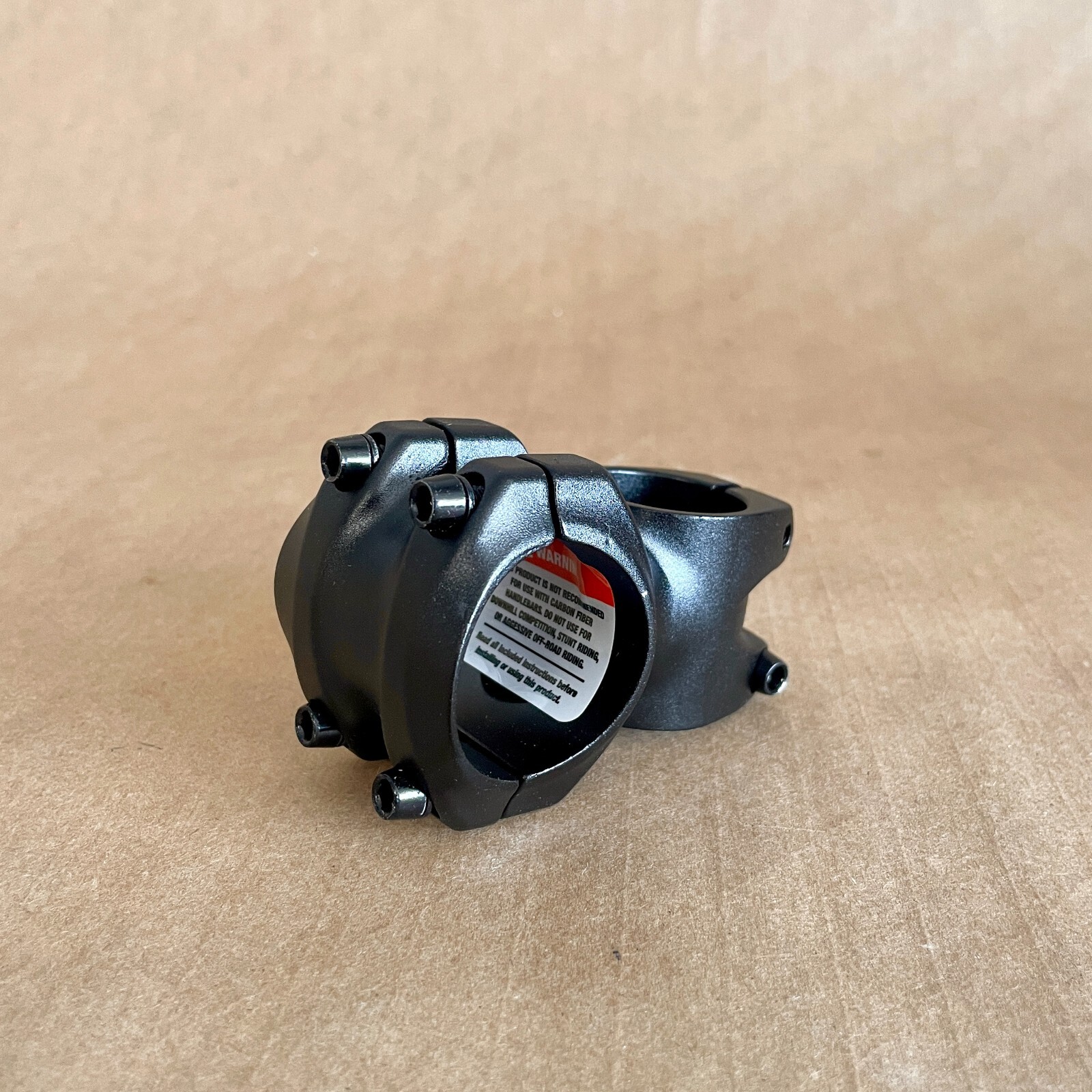 Dimension Trail Stem 40mm Clamp 35mm +/- 0 Deg 1 1/8″ Blk Aluminum Mountain