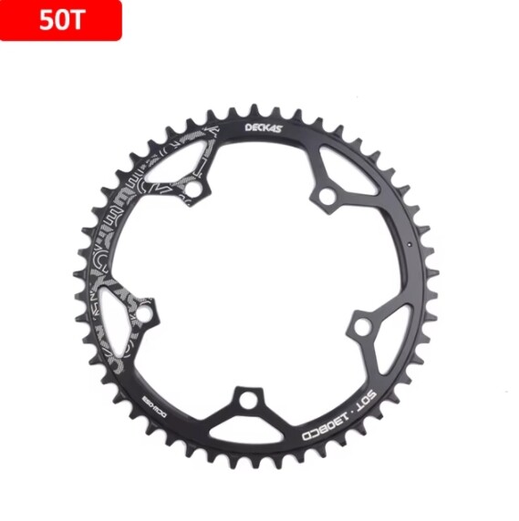 Deckas Chainring 130BCD Round For Shimano 5700 6700 50T 52T 54T 56T 58T Road