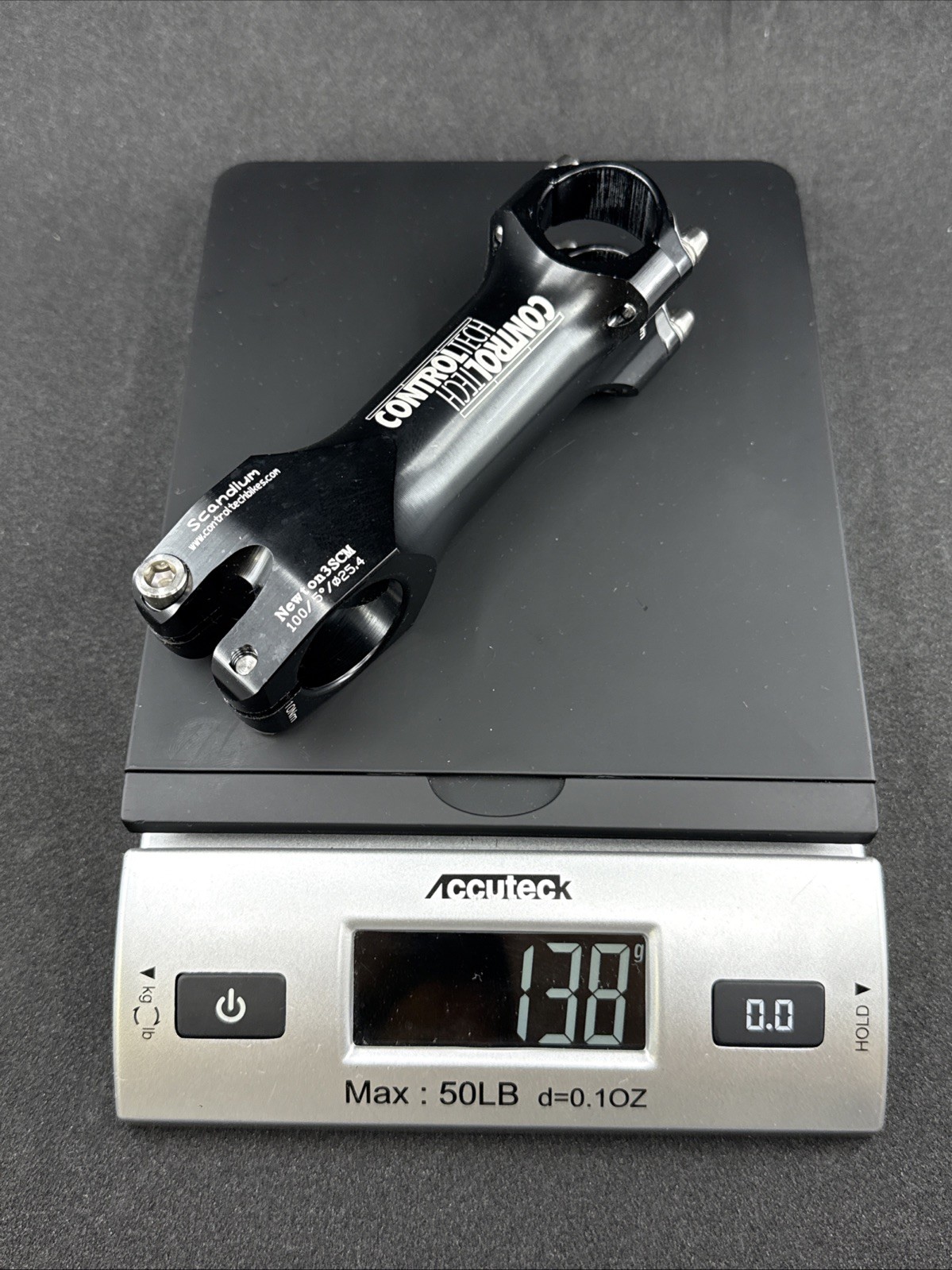 NOS ControlTech SCANDIUM Newton3SCM 100mm 5° 1-1/8″ 25.4mm Alloy Stem