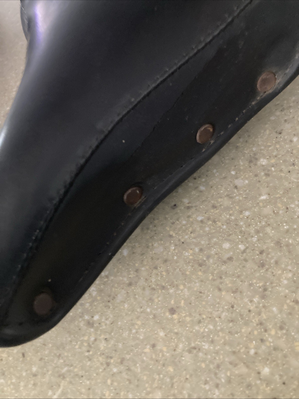 Original Vintage Schwinn Approved Saddle Mattress Seat Riveted 60’-70 Run-a-bout