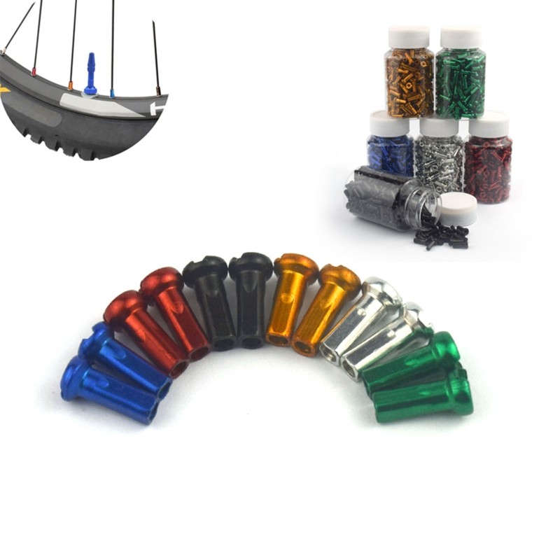 60Pcs/pack MTB Bike Road Nipples 14G 14mm 2.0mm Ultralight High Strength