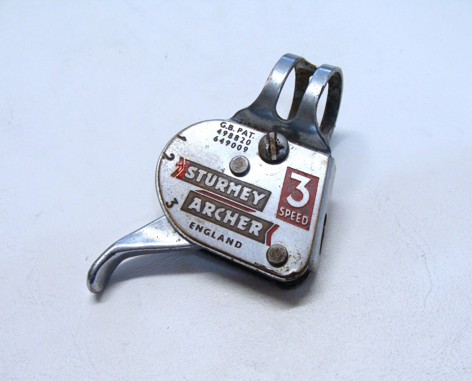 ~ Vintage Sturmey Archer 3s 3 Speed Trigger Shifter AW Raleigh Sports England ~