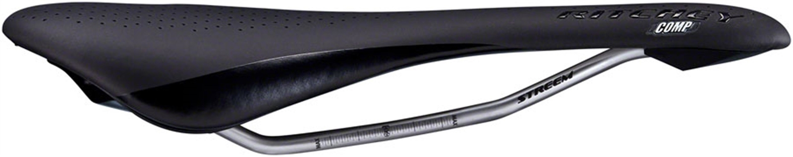 Ritchey Comp Streem Saddle – Steel, Black, 132mm
