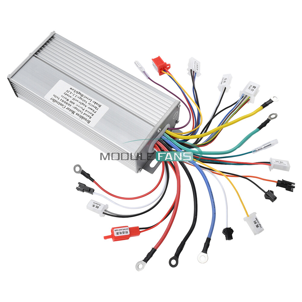 Brushless Controller 500-1500W 5000W Electric Bicycle Controller 36V48V60V64V72V