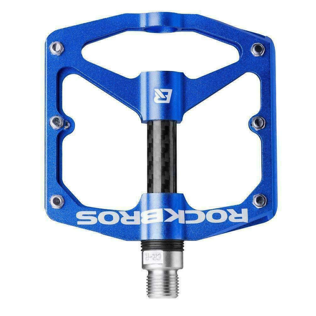 RockBros Bicycle Road Mountain Bike Pedals Carbon Fiber Sealed Bearings Aluminum