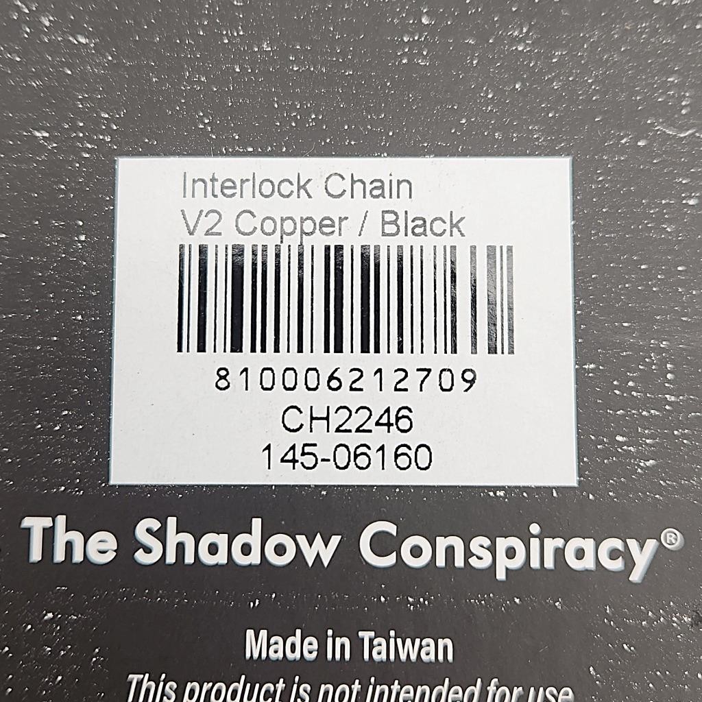 Shadow Conspiracy Interlock V2 1/8″ Copper Black Half Link BMX Bike Chain