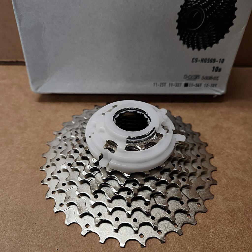 Shimano Tiagra CS-HG500 10-Speed 11-34t Bicycle Cassette Silver OPEN PACKAGE
