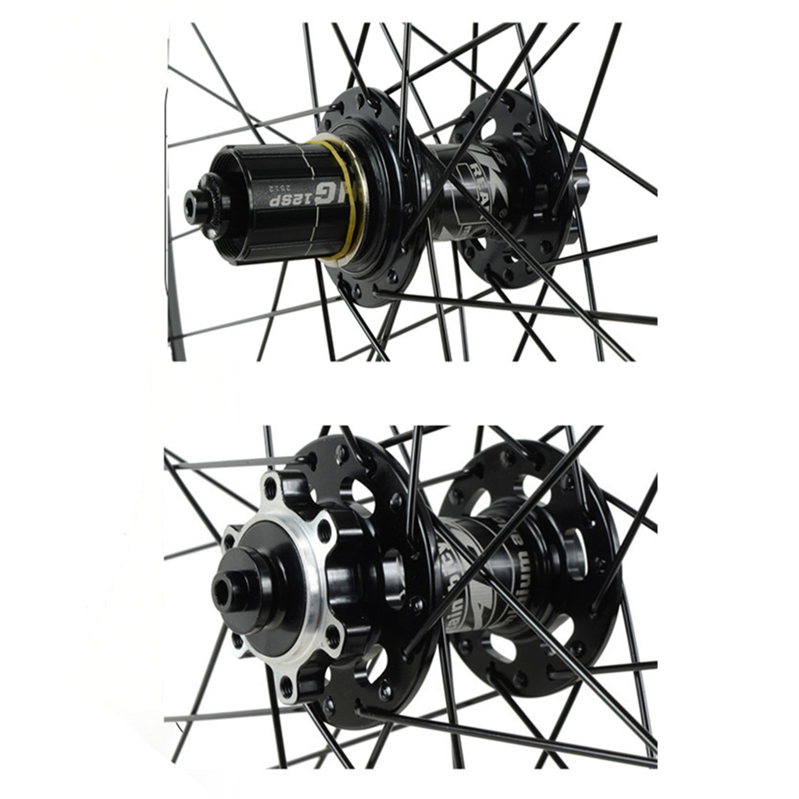MTB Hub Set Qick Release 32H 6 Bolt Aluminium Disc Brake for 8-11S,5×100+5×135