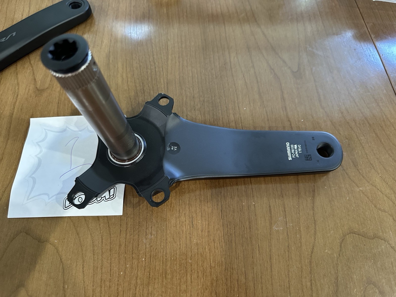 Shimano Ultegra FC-R8100 175 mm 12 Speed Crankarms, without Chainrings