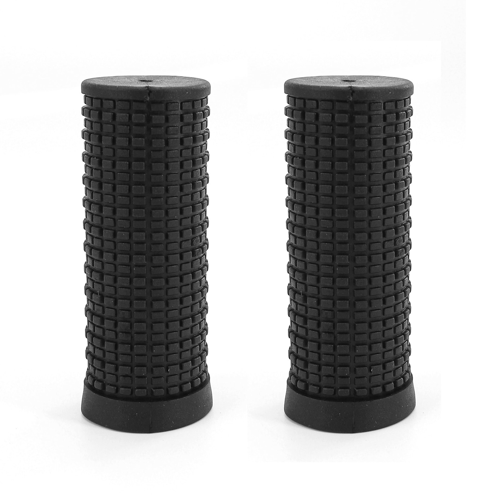1 Pair MTB Bike Short Handlebar Grips 20x74mm/0.78×2.91inch, Standard, Black
