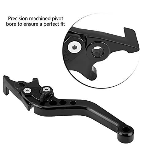 1 Pair CNC Aluminum Alloy Motorcycle Scooter Modification Double Disc Black