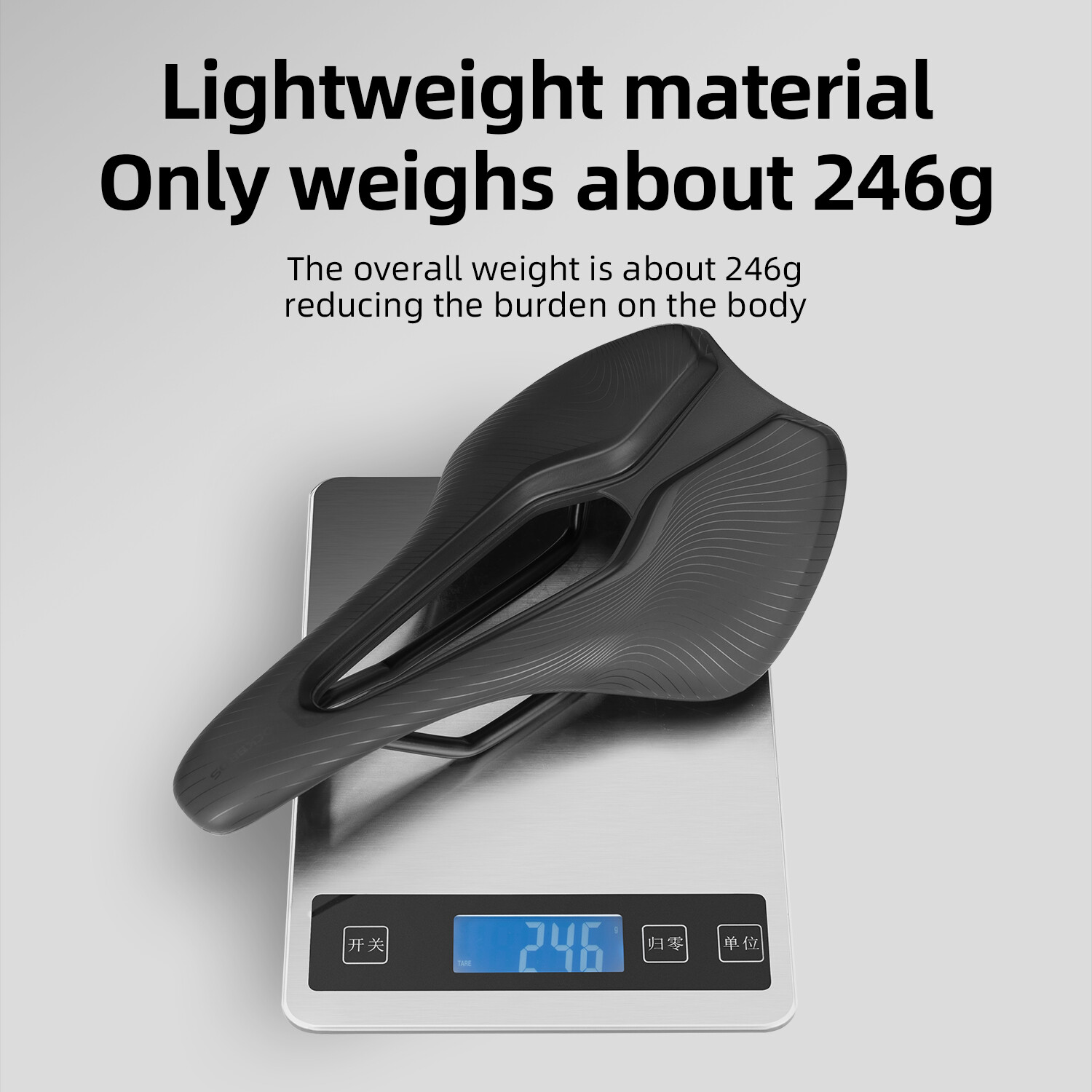 ROCKBROS Bike Seat Waterproof Ergonomic Design Comfortable Soft Bicycle Cushion