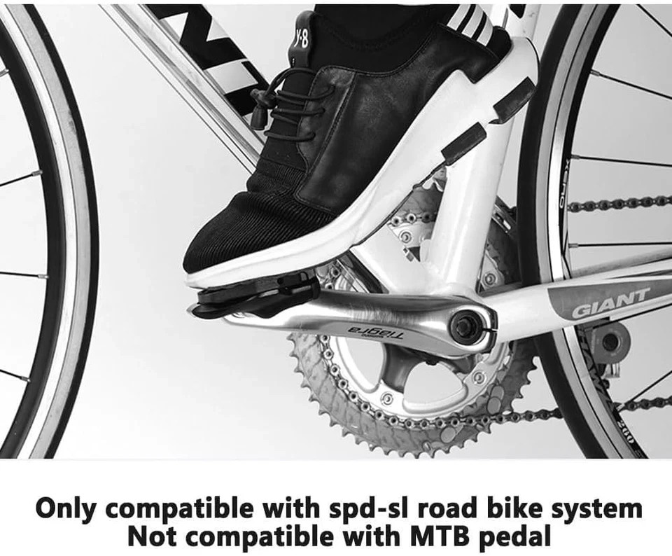 Universal Clipless Pedal Adapters for Shimano SPD-SL Road Bikes