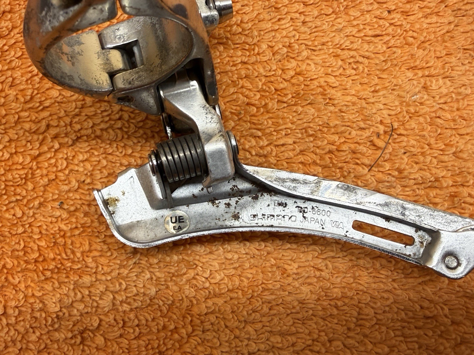Shimano Ultegra FD-6600 Front Derailleur Bottom Pull clamp on 31.8mm