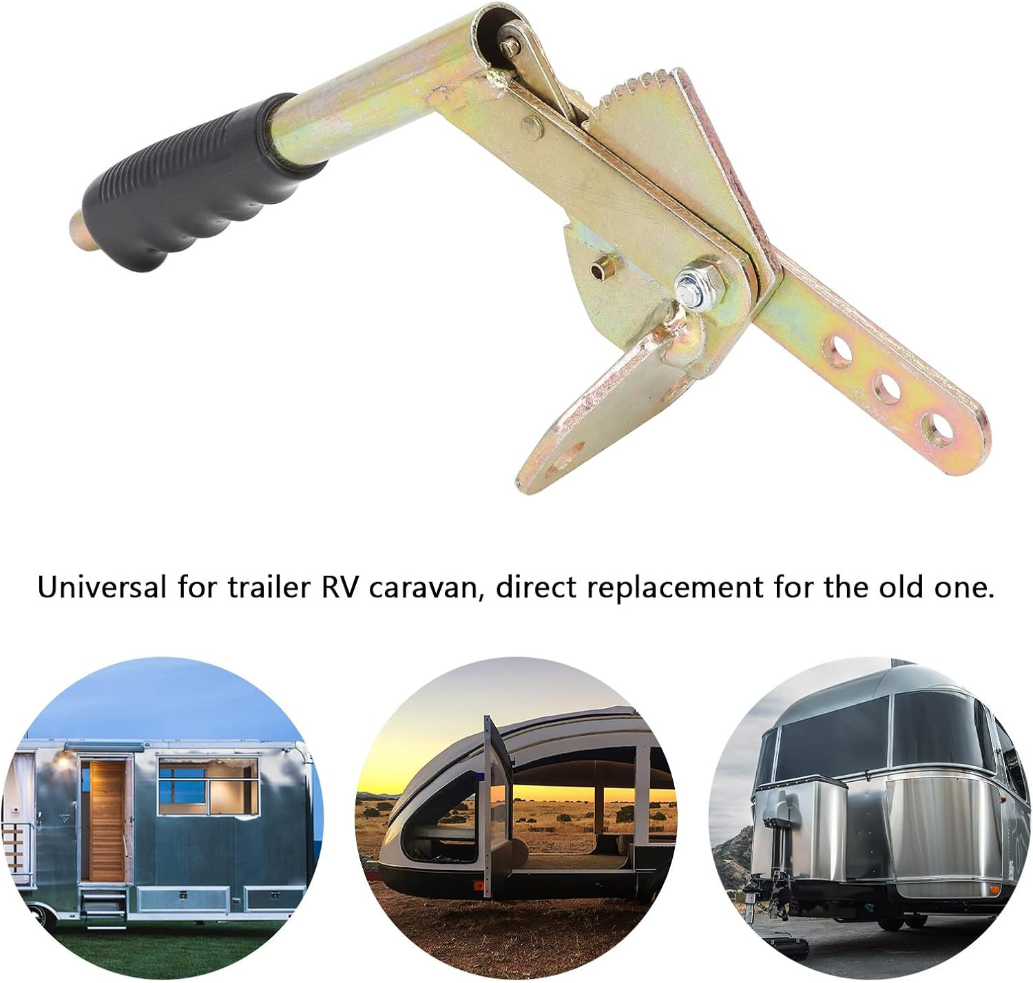 Hand Brake Lever Handle Antislip Galvanized Steel Emergency Brake Handle Univers