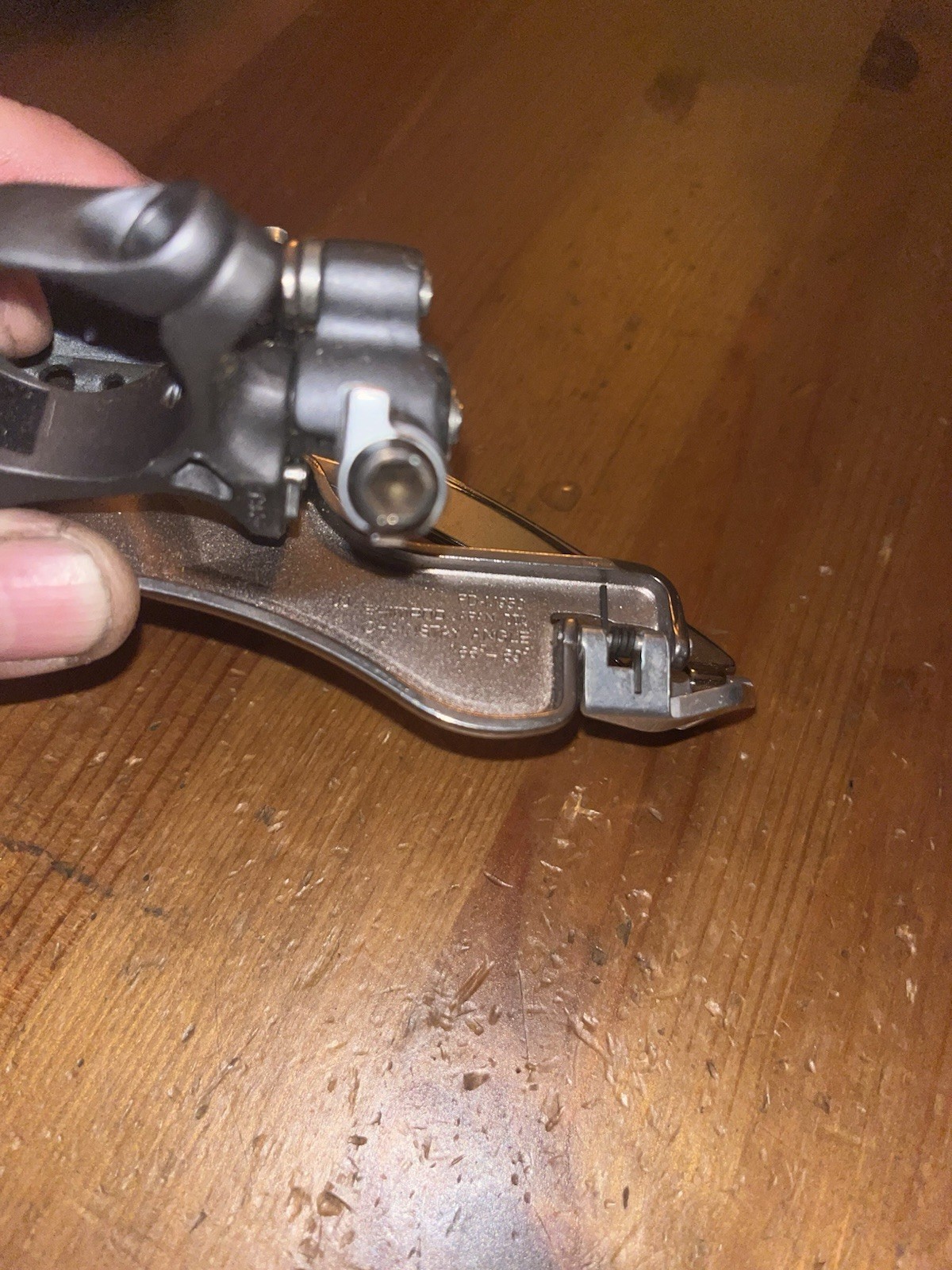 Shimano XTR FD-M950 3x8s Front Derailleur MTB Low Clamp 28.6 Bottom Pull NEW