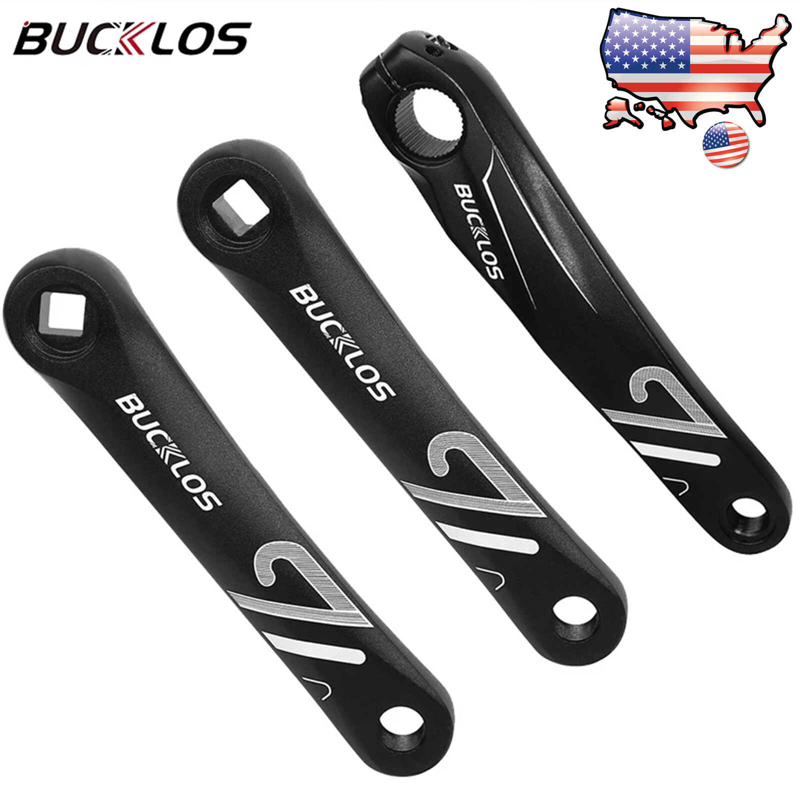 Cycling Crank Arm 152/170/175mm MTB Electric Bicycle Square/Diamond/Spline Hole