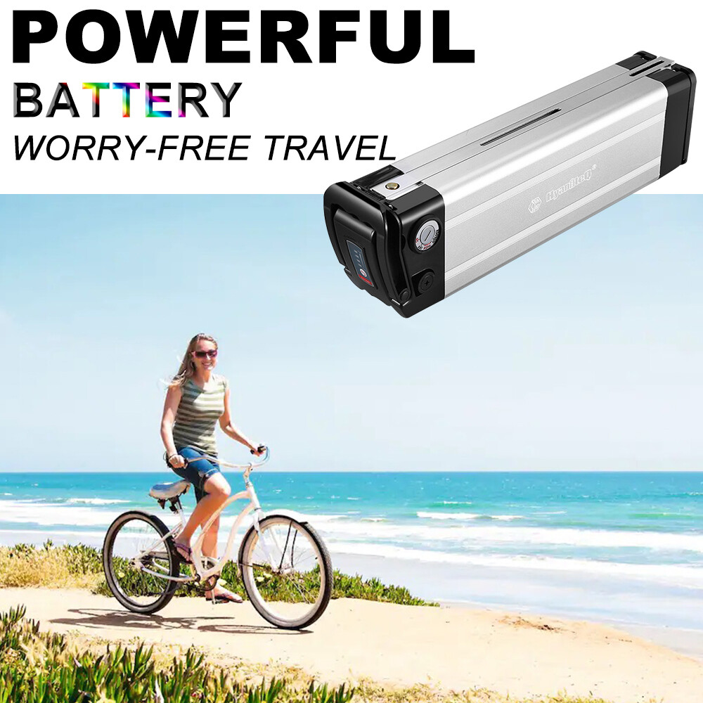 Sliverfish Battery 48V 12.5Ah (600Wh) Electric Bike Lithium Battery Replacement