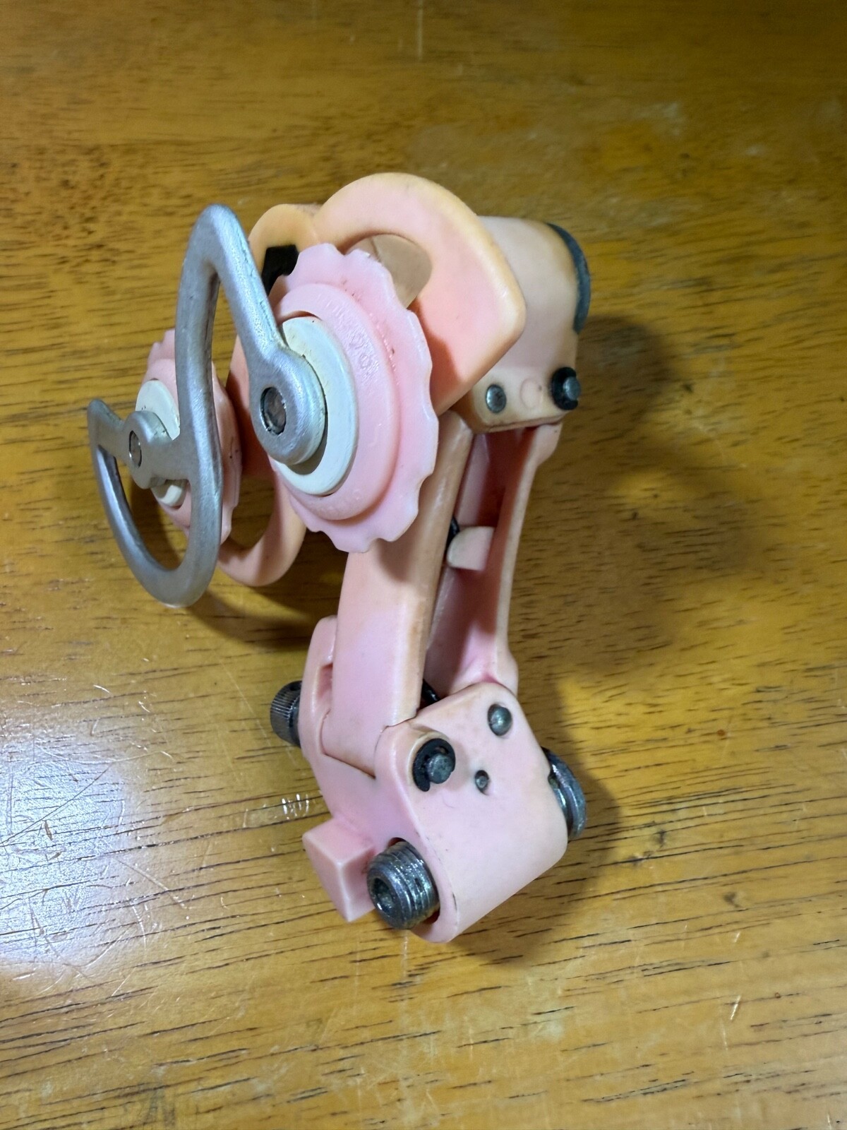 Ofmega Mistral Pink Short Cage Rear Derailleur Vintage made in ITALY CAMPAGNOLO