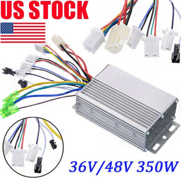 36-48V 350W Electric Bicycle E-bike Scooter Brushless DC Motor Speed Controller