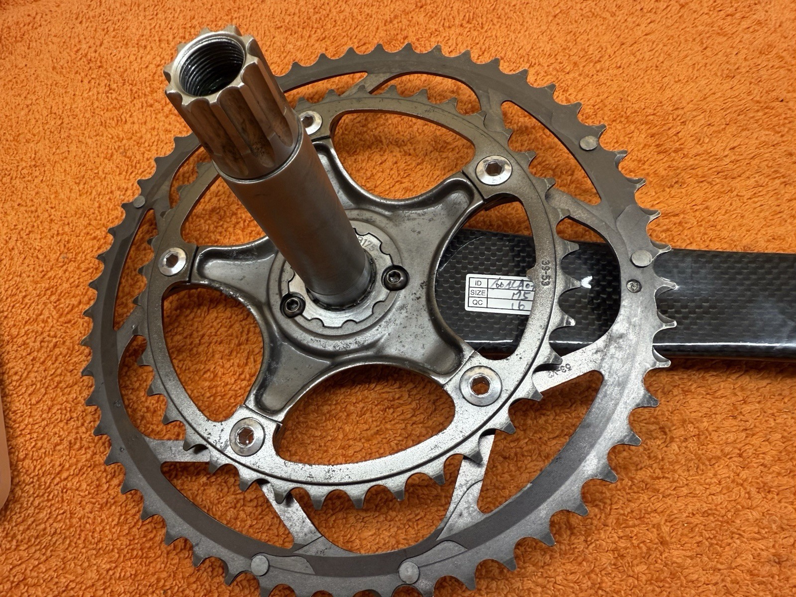 BONTRAGER RACE X LITE CRANKSET DOUBLE 53-39 TOOTH 175 MM ARMS