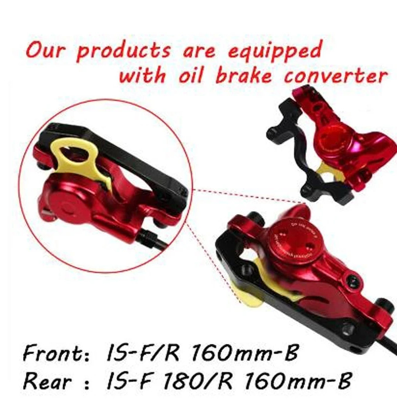ZOOM HB-875 Hydraulic Disc BrakeXC Bike MTB Front & Rear Set 800mm/1400mm