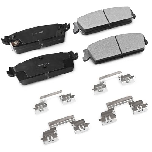Rear Ceramic Brake Pads Set for 2007-2014 Cadillac Escalade, Chevy 1H 2166
