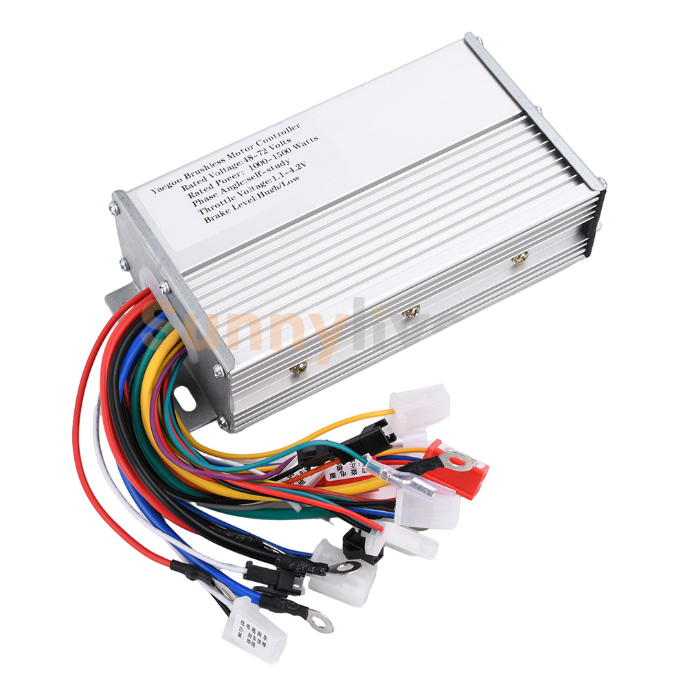 Brushless Controller 36V48V60V64V72V 350W 500W-1500W 5000W for Electric Bicycle