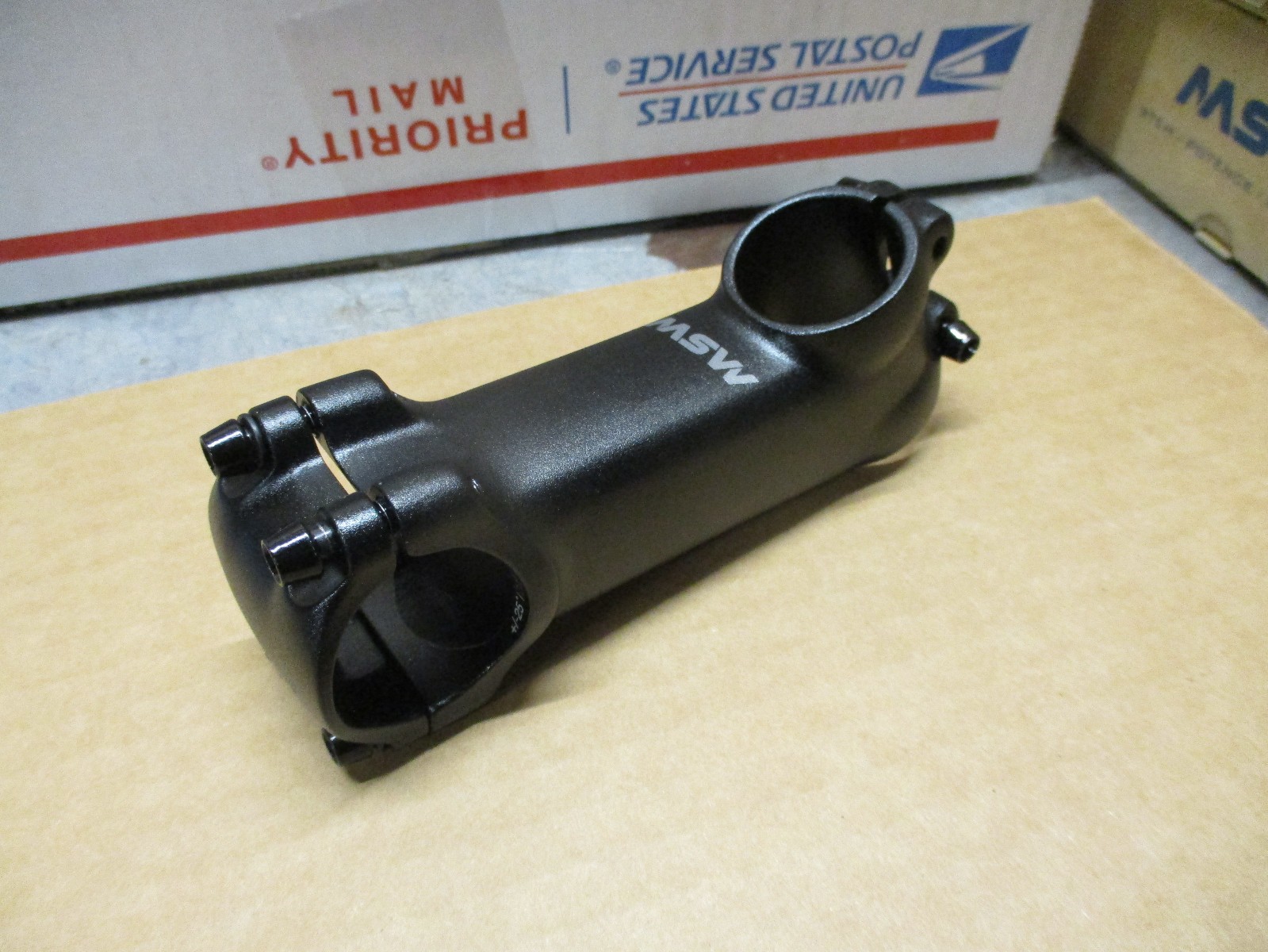 MSW Stem Length 100mm / Clamp 31.8mm / 25 Degree / Steerer 1 1/8 in Black MTB