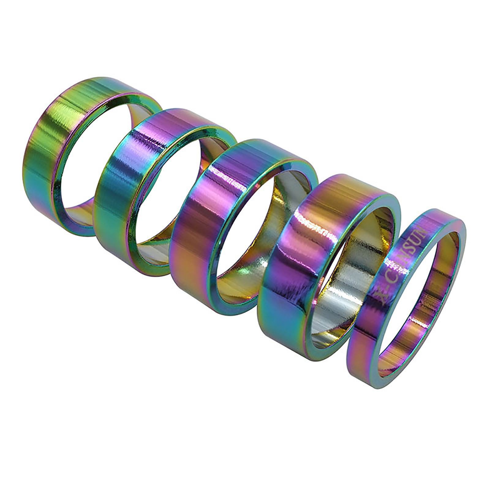 5pcs Bicycle Bike Stem Headset Spacer for MTB BMX Cycling 1-1/8 inch 28.6mm