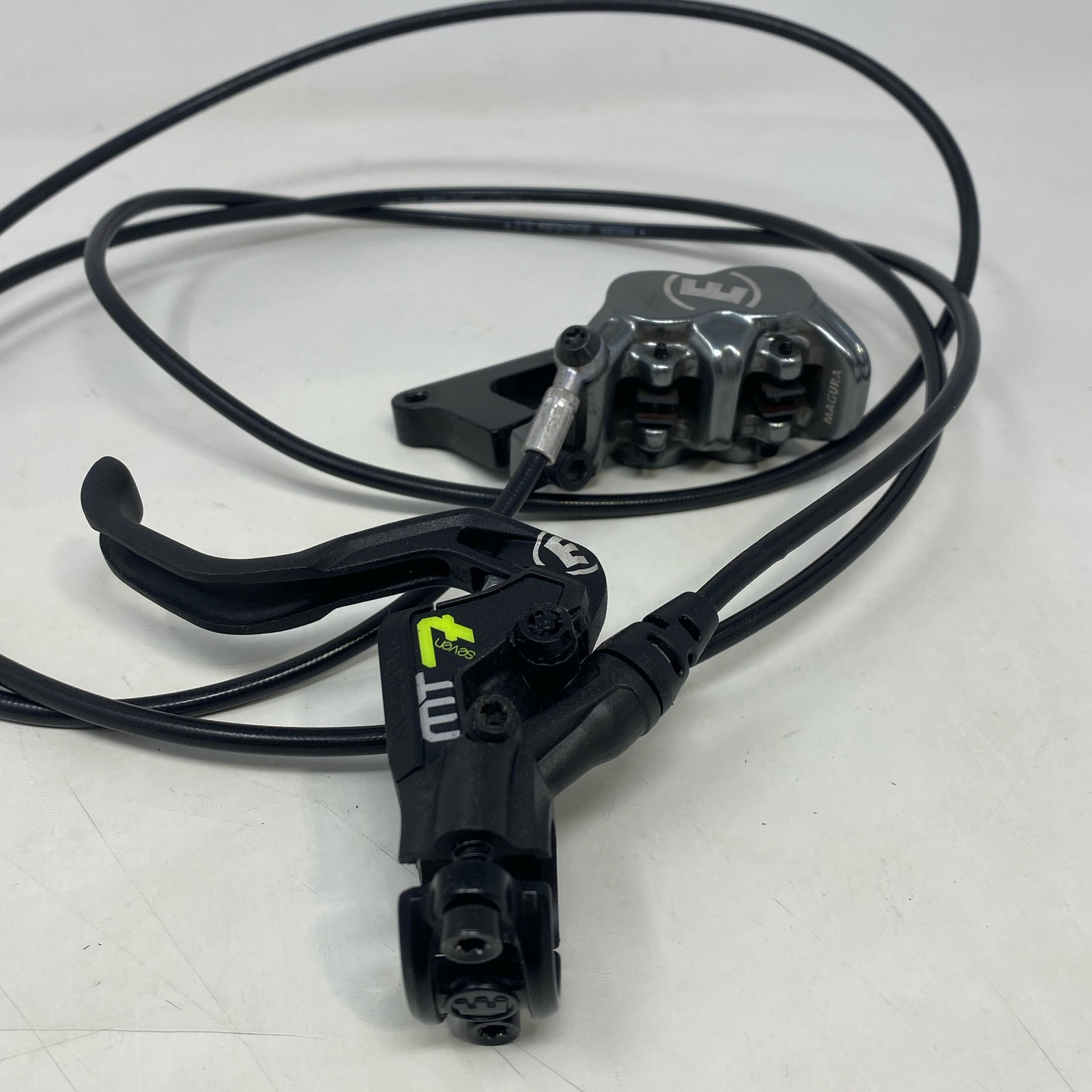 Magura MT7 Pro HC 1-Finger Brake 2200mm Hose Black/Red Single